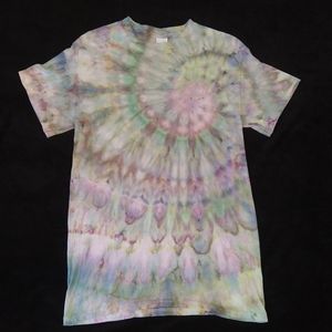 Handmade adult size small tie dye spring ice dye